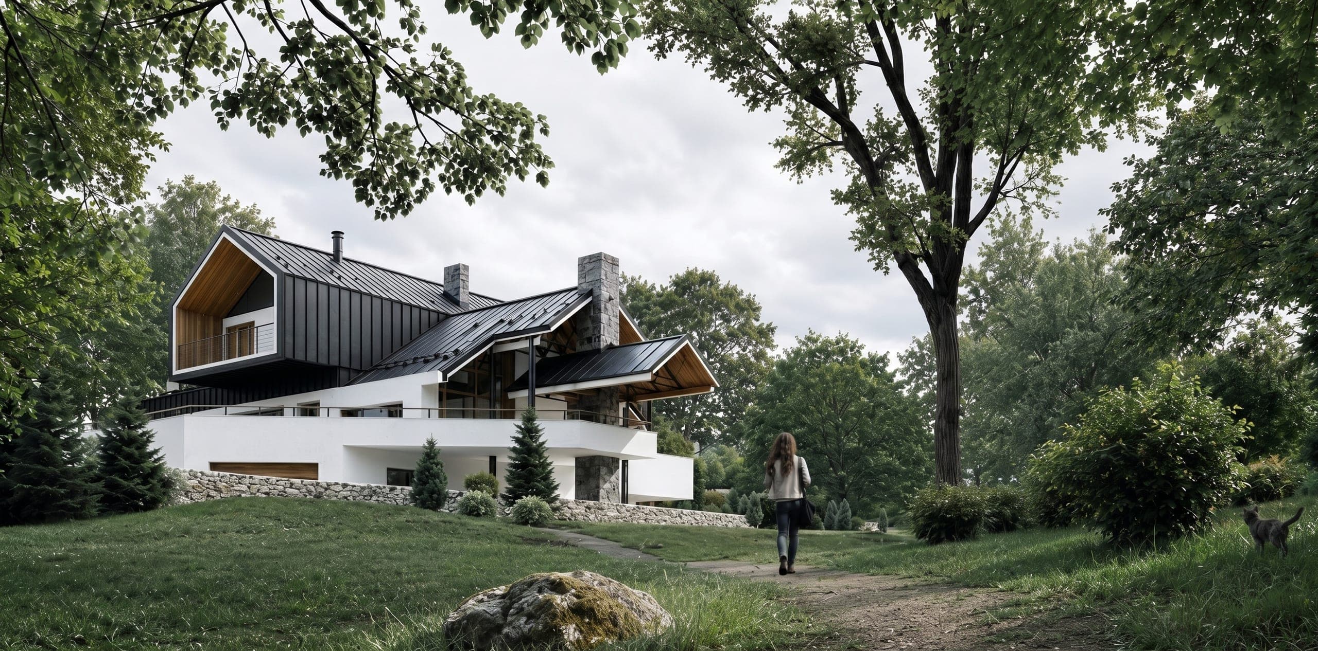 Contemporary chalet in the Tver region