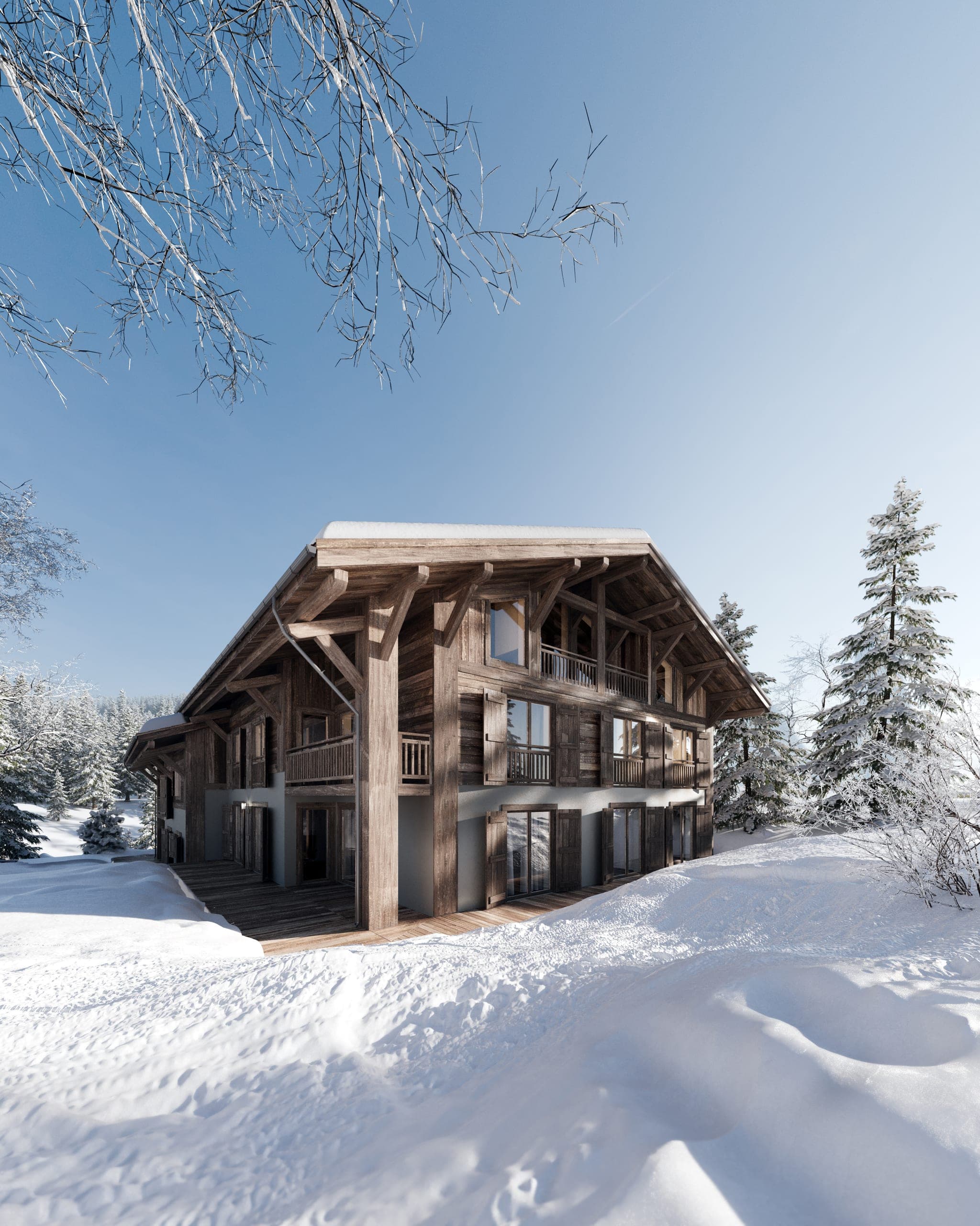 Chalet in the Alps